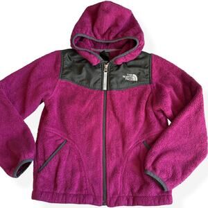 The North Face Fuschia Pink Fleece Jacket Small 7/8